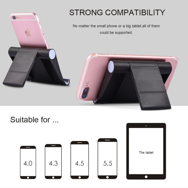 Cell Phone Stand Multi-Angle, Tablet Stand Universal Smartphones for Holder Tablets(6-11), e-Reader, Compatible Phone X