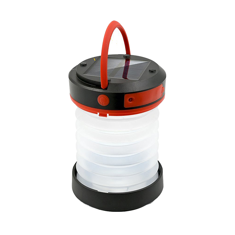 Emergency Mobile Phone Charger Lantern with Solar Panel, Durable for Outdoor