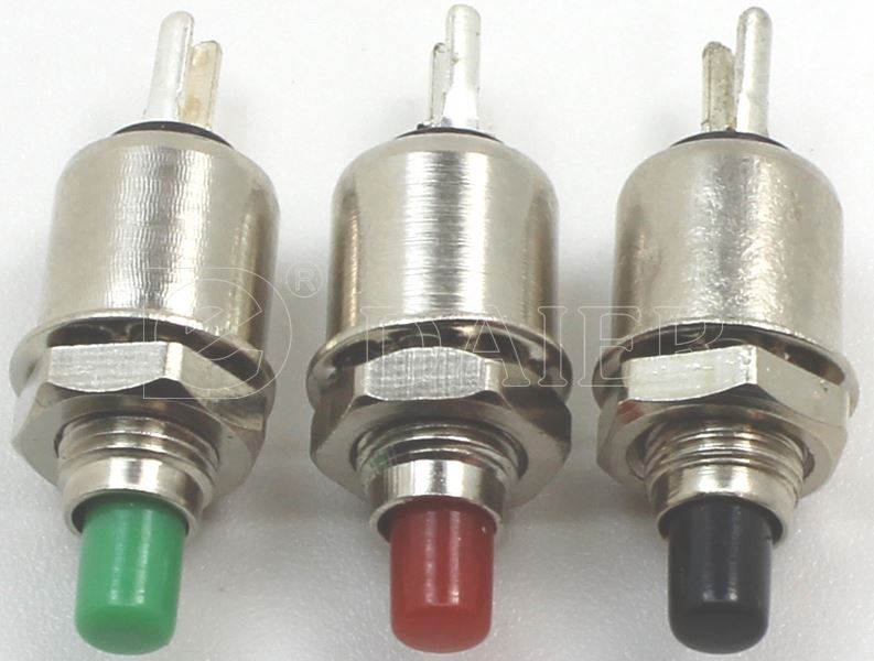5.2mm Small Round J&V Push Button Switch 250vac