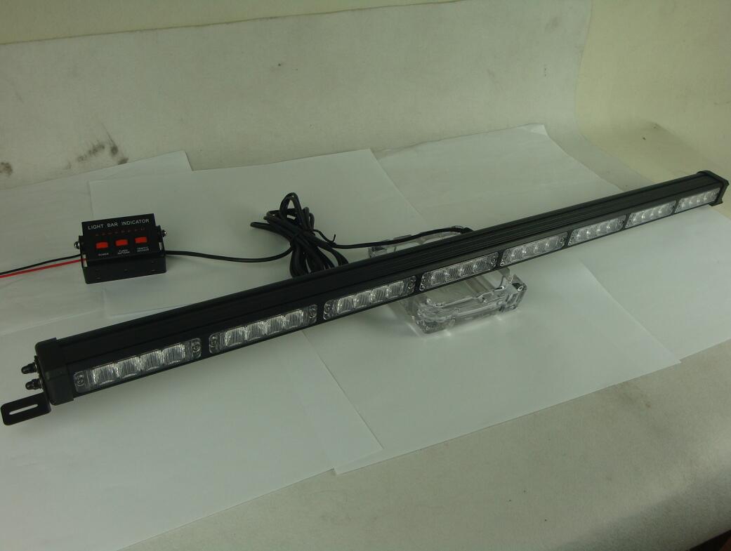 32W Traffic Directional Red White Flashing car led light bar(SL244)