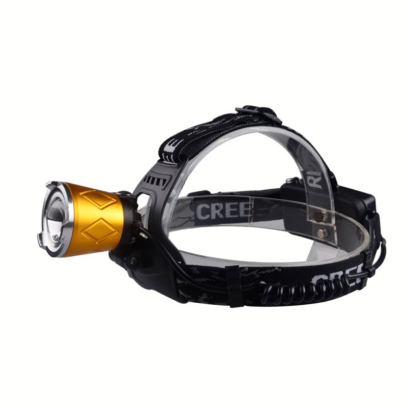 10w blue light led headlamp aluminium rechargeable headlamp super bright headlamp for outdoors