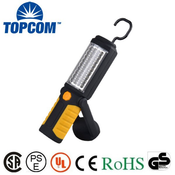 36+5 LED Flashlight With Magnet Hook Back LED Magnet Flashlight