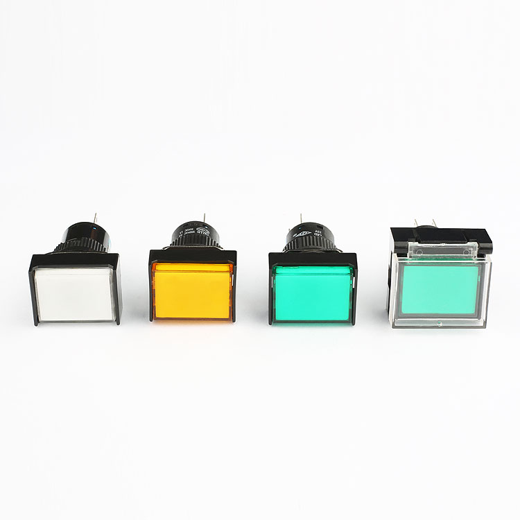 3 pin ip65 rgb momentary round button switch