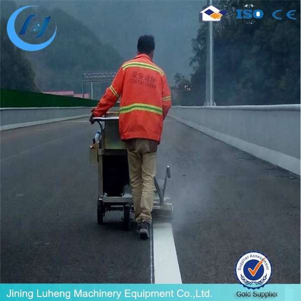 manual thermoplastic vibrating road marking paint machine