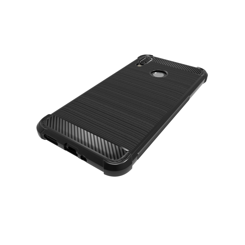 newstyle Carbon Fiber Cover soft Tpu Brushed case For ASUS Zenfone Max M2
