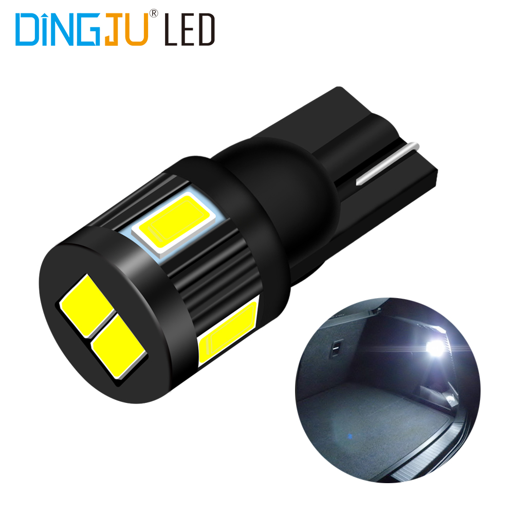 Good Quality And Price Of Car Led 194 5730 6smd Auto Bulb 10-30V 122lm Interior Lights Width Lamp T10 New Original Gold Supplier