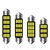 Factory Made Led Festoon 12v Lights Bulb 4014 16smd Decoding Car Reading Light Licence Plate The Most Competitive Price