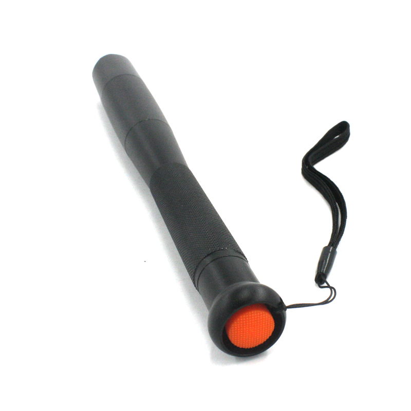 LED Flashlight Multifunctional Baseball Bat Shape Telescopic Focusing Aluminium Alloy Torch Lamp Outdoor Lighting Tool