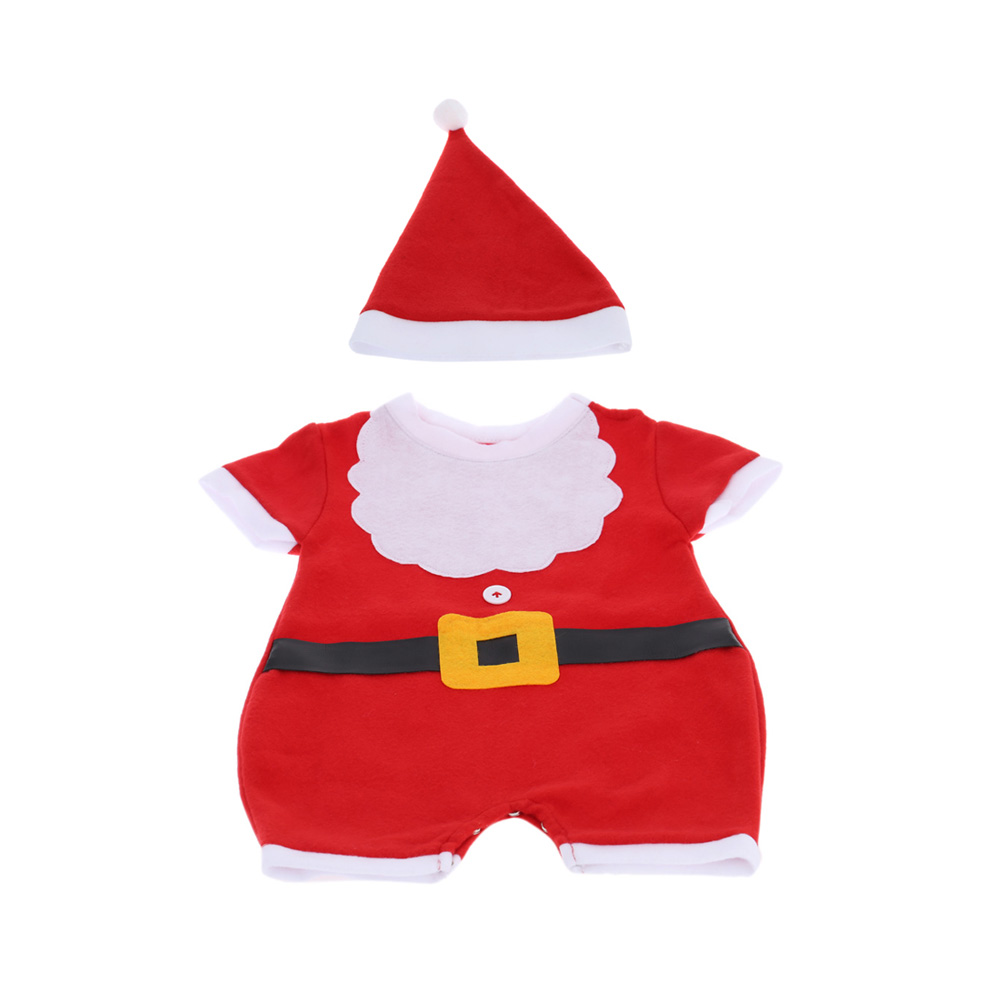 Toddler Santa Claus Clothing Suit 0-3 Years Kids Children Christmas Costume Christmas Cloth Xmas Child Jumpsuit Outfit Unisex