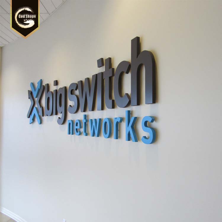 High quality 3D acrylic signs companty reception led Light Letters reception wall hanging name letters signs