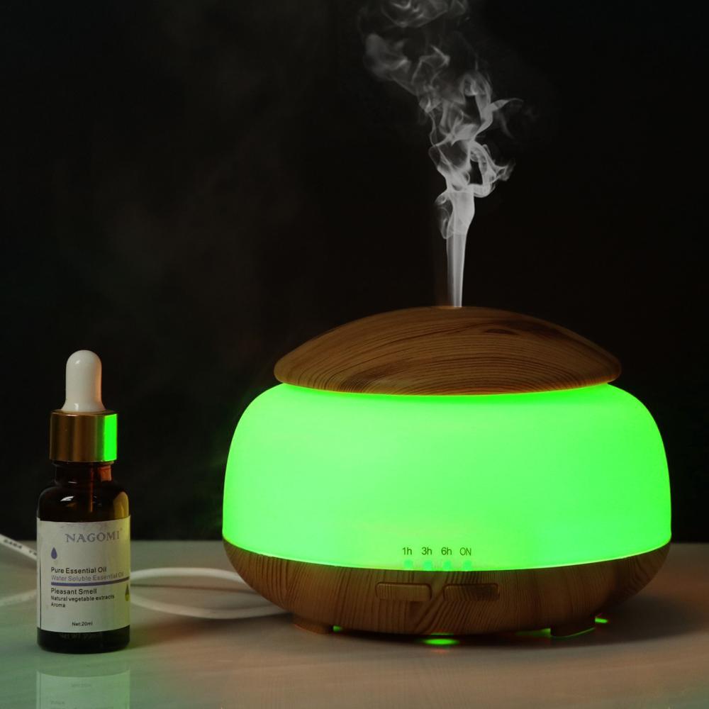 300ml wood grain ultrasonic aroma diffuser any essential oil can be used for Melissa and douge beauty salon
