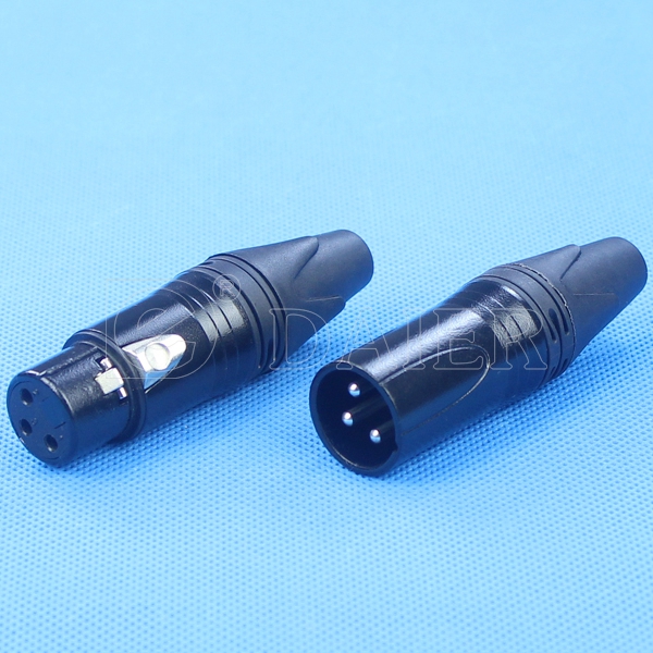 High Quality 3pin male to female xlr cable jack plug