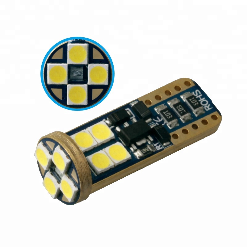 high quality T10 12 SMD 3030 CANBUS w5w led