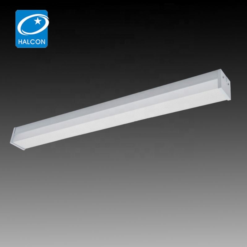 4Ft 36W 5000K Suspended Led Office Ceiling Light Linear Wrap With Motion Sensor