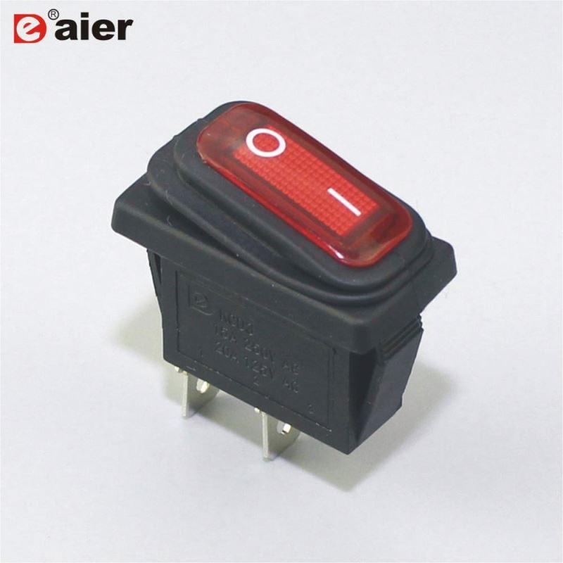 Waterproof 2PIN DPST High OFF Low Switch Rocker Switch