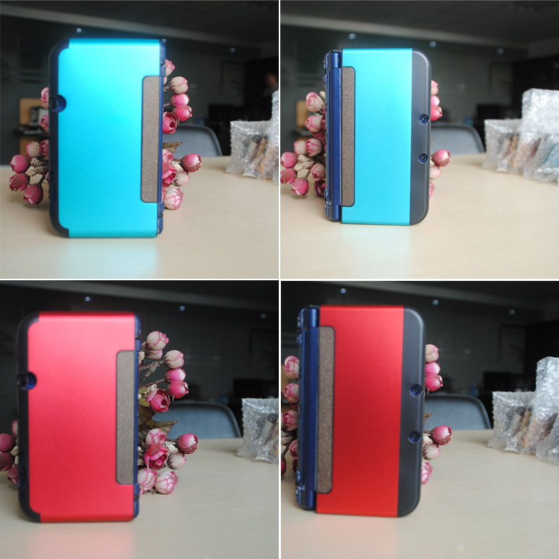 Hot selling Plastic + Aluminium Metal Cover for Nintendo New 3DS LL Protective Case