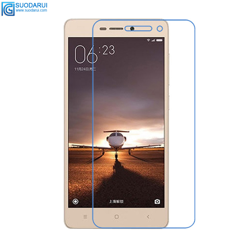 Tempered Glass Screen Protector for Xiaomi Redmi 2 3 4 9H 2.5D 0.26mm HD Transparent Film
