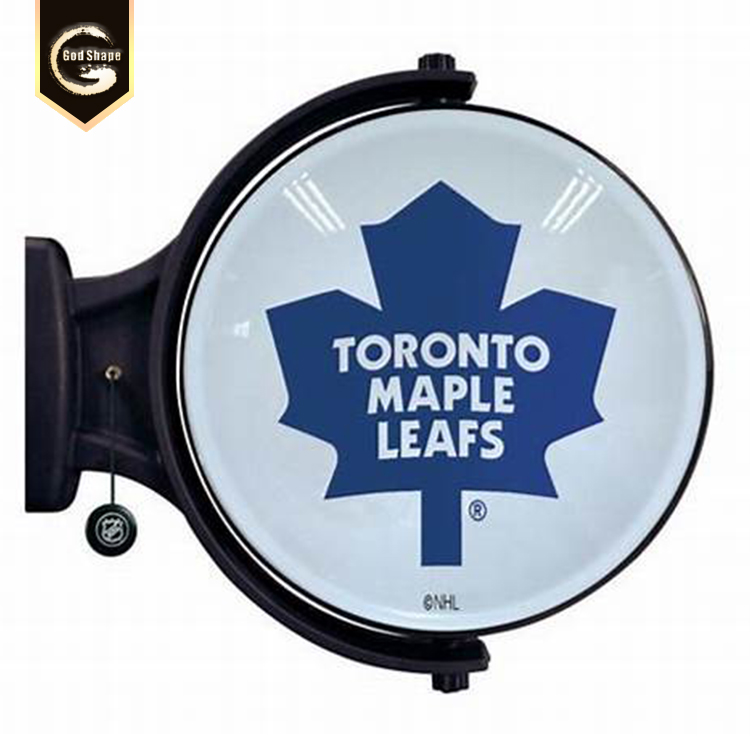 High Quality advertising sign light box  wall mounted led light box round rotating light box