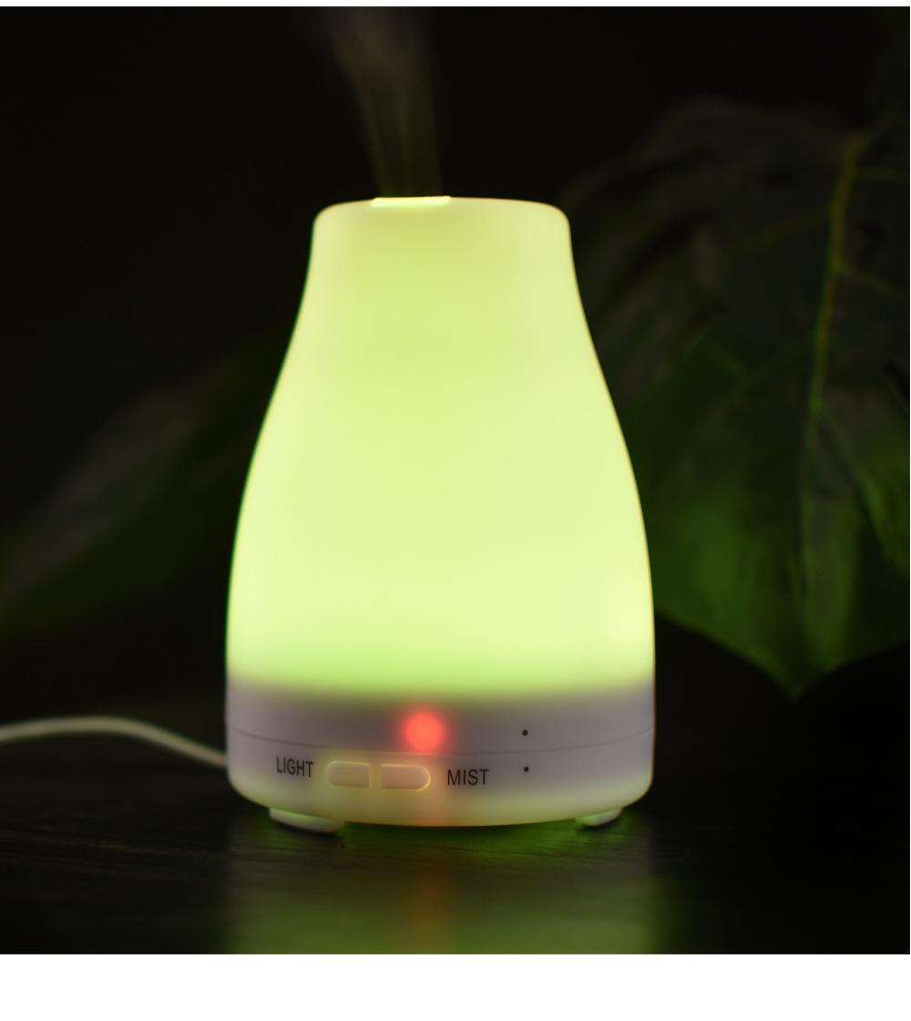 Aroma Essential Oil Diffuser, 400ml Ultrasonic Cool Mist Humidifier with Color LED Lights Changing for Home, Yoga, Office, Spa,