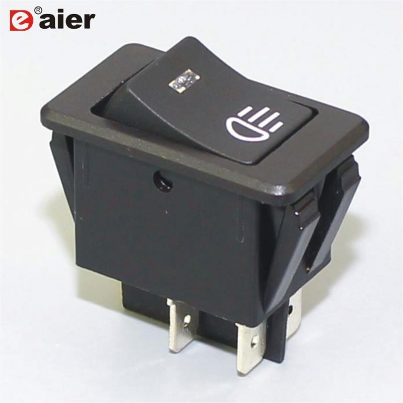 ASW-17D ON-OFF DPST Rocker Fog Lamp Switch