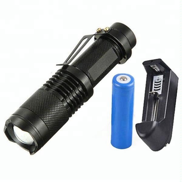 High Power Rechargeable T6 Led Flashlight Mini Tactical Flashlight