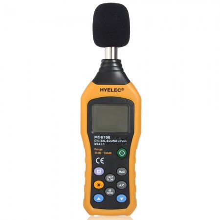 MS6708 Digital Sound Pressure Noise Level Meter Decibel Tester 30-130dB