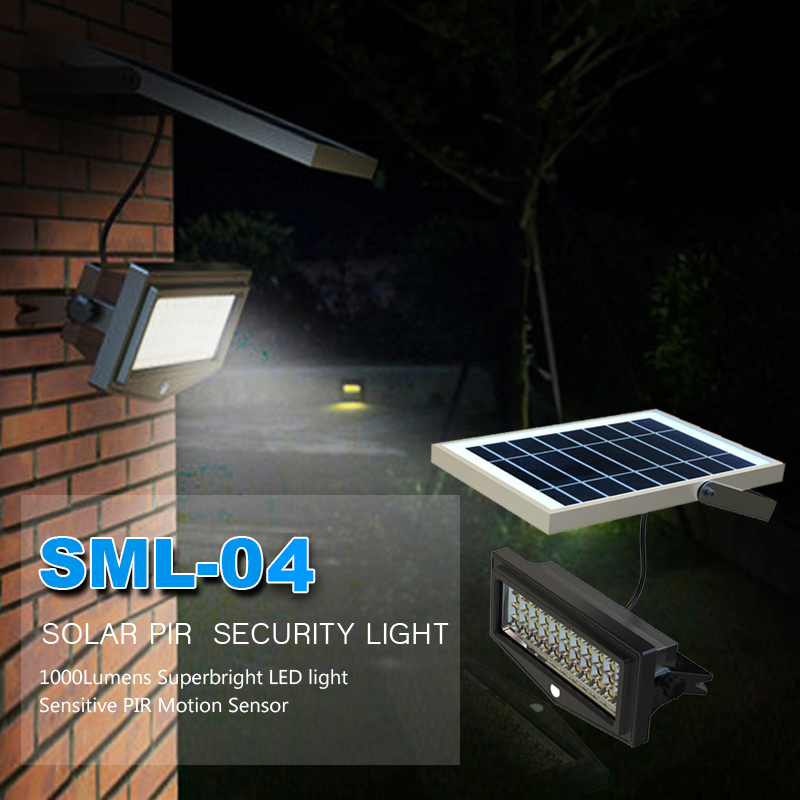 Ip65 Waterproof Outdoor Powerful Led Solar Security Lighting