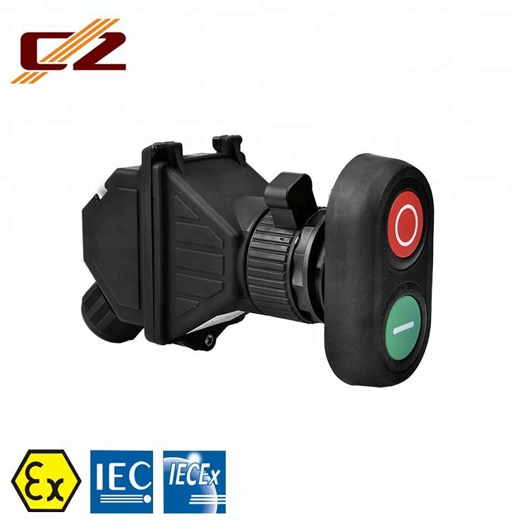 Industrial IP66 IECEx And ATEX Certified Plastic Explosion Proof Button Switch