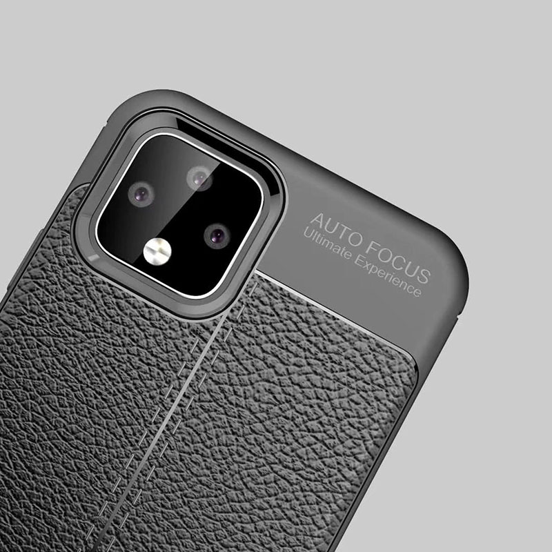 Carbon Fiber Lichee Pattern tpu For Google Pixel 4 Soft TPU Case