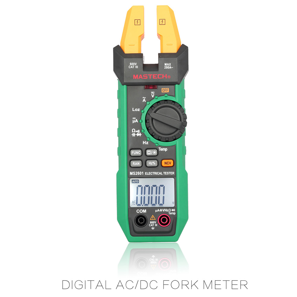 Digital Clamp Meter Multimeter DC/AC Voltage Current Detector Resistance Capacitance Tester Diode Frequency Temperature Measurer