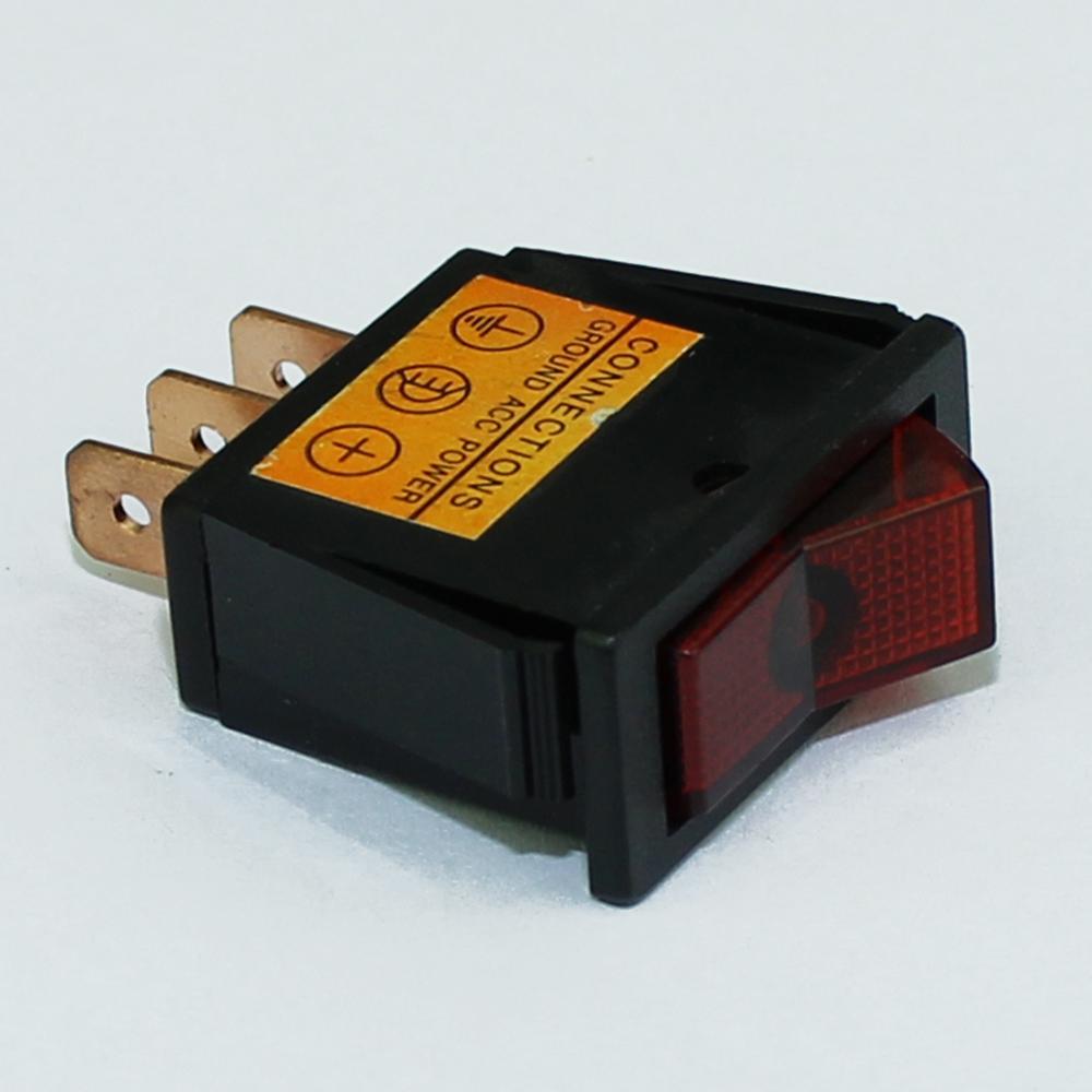 ASW-25D 20A SPST 3 Pin ON OFF 2 Way PCB Illuminated Car Switch 12V Rocker Switch PCB