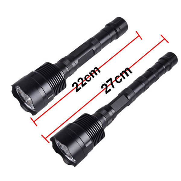 Aluminum Alloy T6 30W 3000Lm Led Strong Light High Power Tactical Led Flashlight For Hunting Self Defense