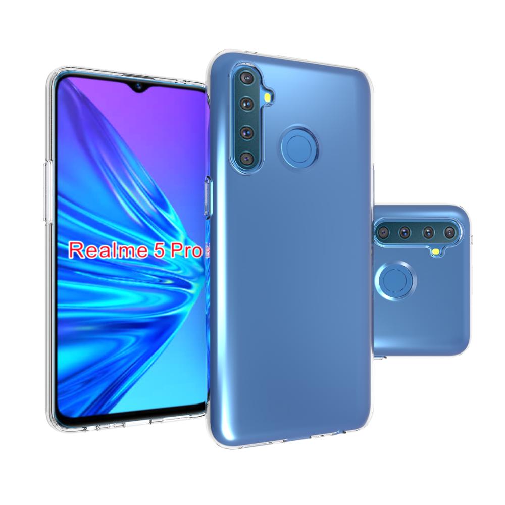 Shockproof soft Tpu cover case For OPPO Realme 5 Pro