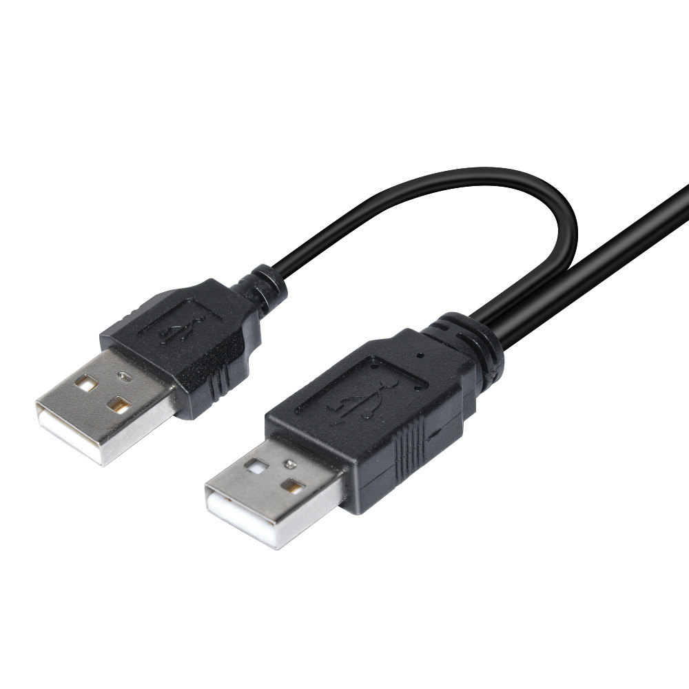 Double USB 2.0 To SATA 3 2.5 inch 22pin Hard Drive Cable For SATA notebook hard Drive SSD optical drive external
