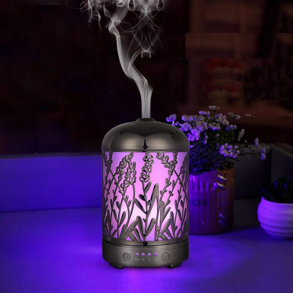 Metal Aroma Diffuser, 100ml Essential Oil Cool Mist Diffuser for home hotel office