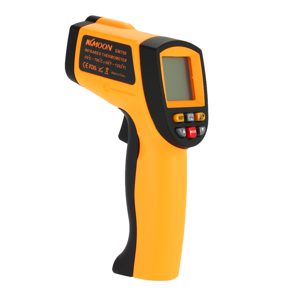 Good Quality IR Infrared Thermometer digital termometro Laser Temperature meter diagnostic-tool -50-700 Degree 12 :1 Non-Contact