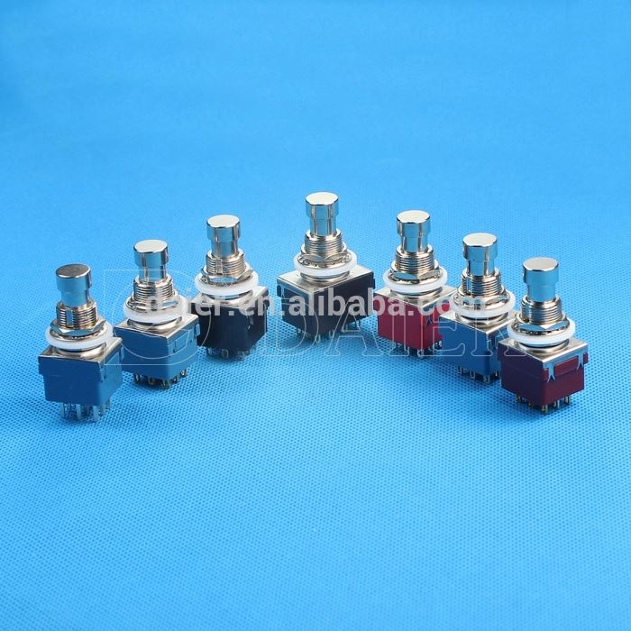 9Pins 3PDT Latching Electric Guitar Effect Pedal Switch