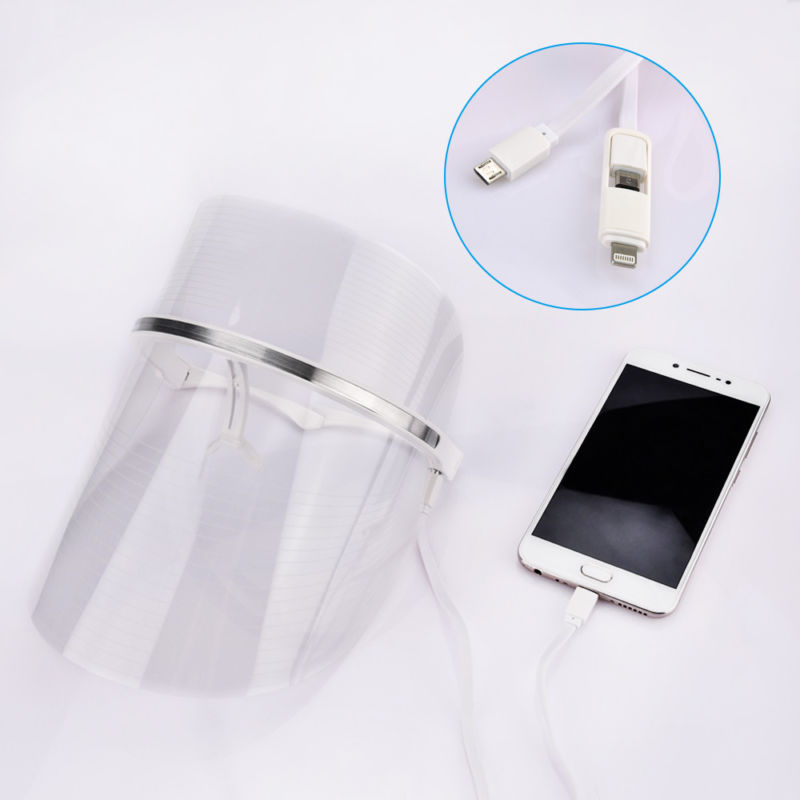 Face Neck LED Mask Anti-Wrinkle Device Acne Light Photon Face Mask Skin Rejuvenation Removal Spot Facial Skin Whitening Spa Mask