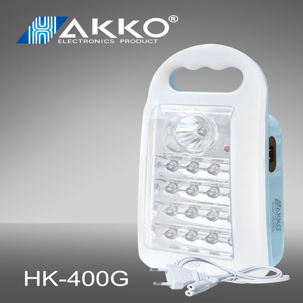 malaysia akko  portable rechargeable led emergency light