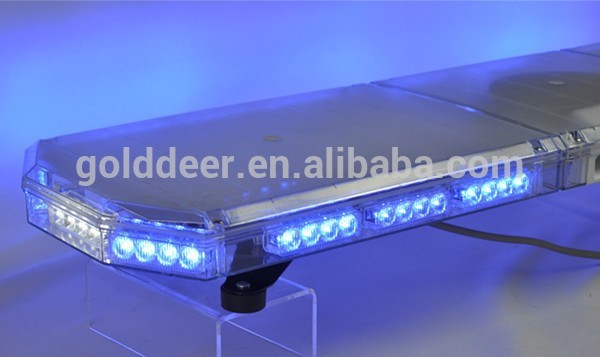 Tir4 tubes Super Slim Led Light Bar Ambulance blue light with speaker TBD07