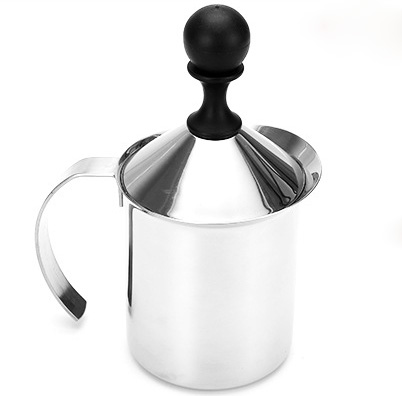 Stainless Steel Milk Frother Handheld Latte Cream Maker