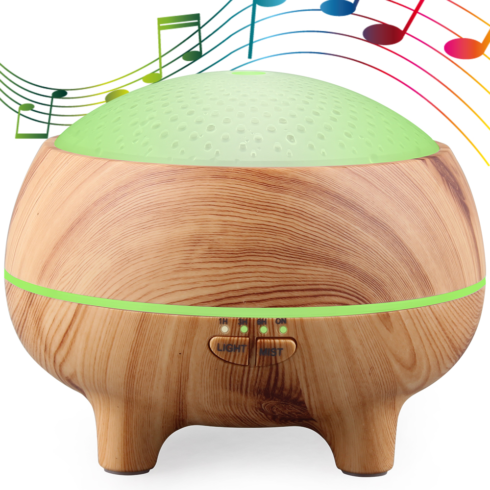 Hidly Bluetooth Wood Grain Aroma Diffuser, High Voice Tone Bluetooth Speaker Aroma Diffuser, Wholesale Diffuser Bottle Wood