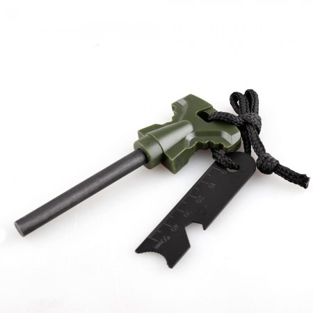 Magnesium Rod Flint Striker Stone Fire Starter Outdoor Camping Survival Tool