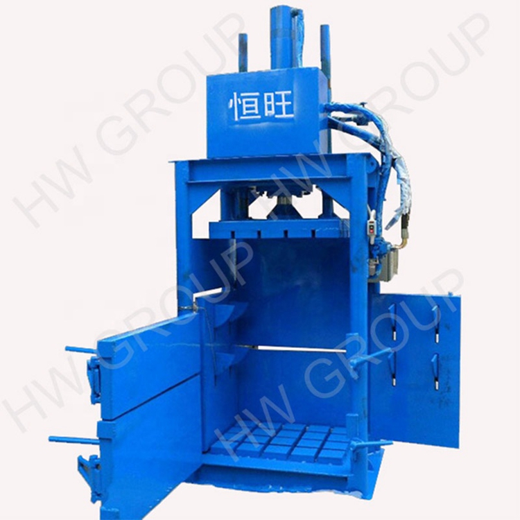 Scrap Tire Baler Machinery / Baler With Conveyor Equipments Producing / Pine Straw Baler
