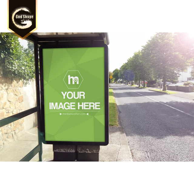 Outdoor Aluminum Profile Free Standing LED Light Box Sign
