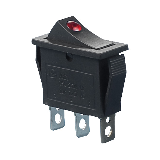 High Quality SPST ON OFF T105 Rocker Switch With Light Indicator Kema Keur Rocker Switch T100