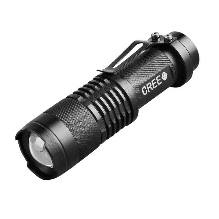 Mini High Power Torch Flashlight Zoom Aluminum Tactical Mini Flashlight