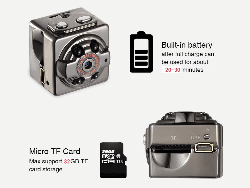 Sq8 small corner mini camera small camera kid small camera dv