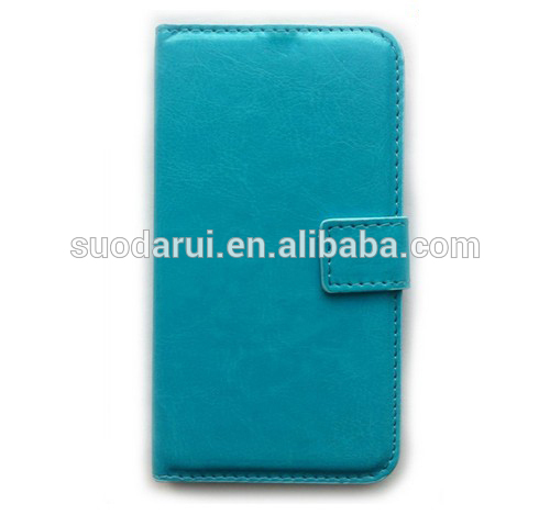 For Huawei Ascend G730 Retro Leather Book Wallet Stand Case China Factory Price