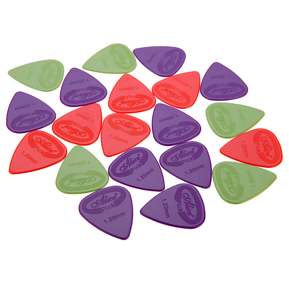 Guitar Parts & Accessories Alice AP-G 0.58mm 0.71mm 0.81mm 0.96mm 1.2mm Projecting Nylon Guitar Picks Plectrums